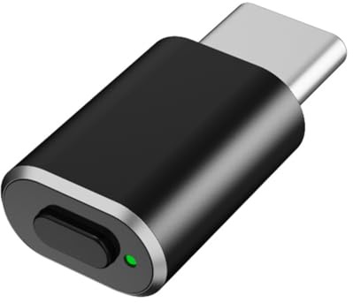 Asyduey Mouse Jiggler Tipo C, Indetectable, con USB C, para Simular el Movimiento del Mouse y Mantener la Computadora, Color Negro