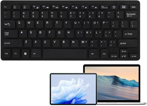 Teclado Portátil: Teclado Compacto Silencioso Y Dispositivo De Tipificación | Teclado Para Computadora Portátil Amigable Para Viajar, Teclado Ultra-slim Multifuncional, Portátil Portátil USB T