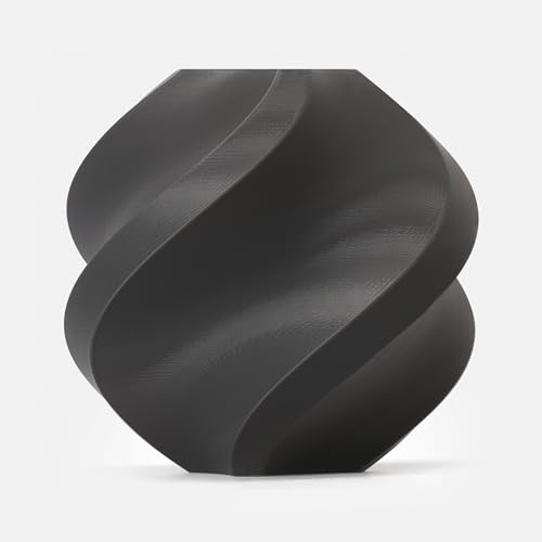 Bambu Lab PLA Filament Matte 3D Printer Filament 1.75mm PLA 1kg High Tenacity Eco Friendly - Dark Gray (10105) - Refill