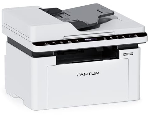 PANTUM BM2300AW Multifunktionsdrucker Laser, Schwarz Weiss, Laserdrucker mit Scanner und Kopierer, WLAN &USB, 22 ppm, Inklusive 700-Seiten-Start-Tonerkartusche
