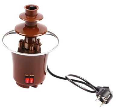 OUNONA Fontana Cioccolato Acciaio Inossidabile per Fonduta Cioccolato Sciroppo Facile da e Duratura per Fragole e Biscotti