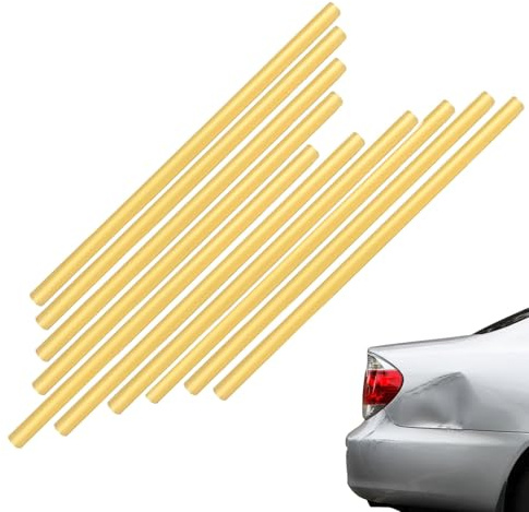 Hot Glue Sticks - Hot Melt Glue | EVA Glues Stick Dent Repair Yellow | Stronger Viscosity, Adhesive Gum Sticks Accessories for Car Dent Repair, Electronics