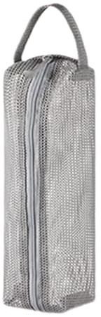 Kosmetisk väska - Kulturväska, 23 cm Make -Up Bag - Transparent Travel Toalettväska med andningsbart nät för organisation, idealisk för semester, camping, gym, badrum och strands