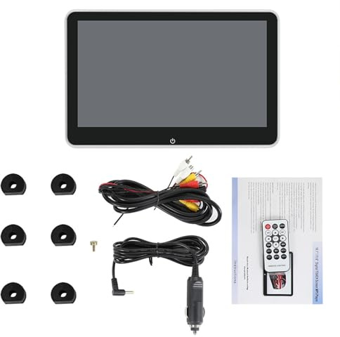 Lettore Video Poggiatesta Auto, Monitor Sedile Posteriore, 10,1/11,6 Pollici Monitor Poggiatesta Auto, Monitor Touch Screen Auto, Full HD 1080p(10.1in)