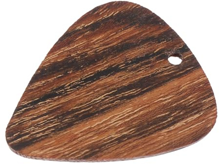 Anhänger in Form Eines Gitarrenplektrums Braun für Gitarre | Ergonomische Form, Starke Haltbarkeit, Dekorativer Stil, 1 Stück, Schlichtes Zubehör
