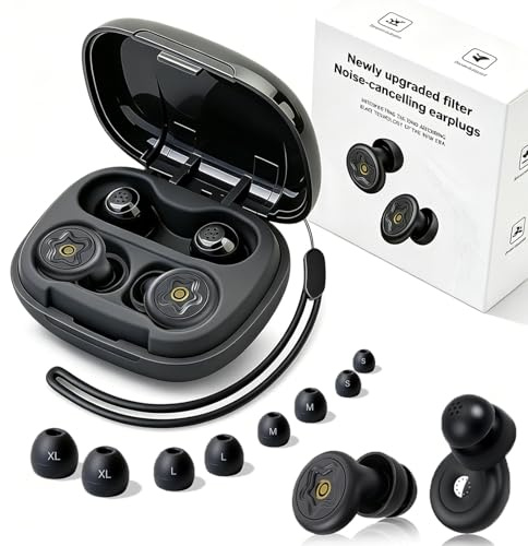 Tapones para dormir, tapones de silicona ultrasuaves, tapones con cancelación de ruido de 50 dB para quienes duermen de lado y contra el ronquido.