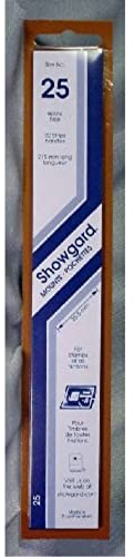 Showgard Strip Style Black Stamp Mounts Size 25
