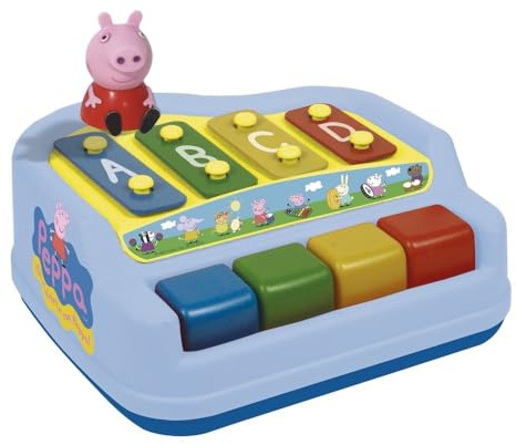 Reig 2326 Peppa Pig - Piano Xilofono in Astuccio 4 Note con Figura