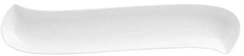 Secret de Gourmet - Lot de 6 Plats Rectangulaires Vague 37cm Blanc
