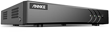 ANNKE 3K/5MP Lite 5 in1 Registratore DVR 4 Canali di Sicurezza con Rilevamento di Persone/Veicoli per Sistema di Telecamere CCTV Analogico/AHD/TVI/IP per Interni ed Esterni, Disco Rigido Non Incluso