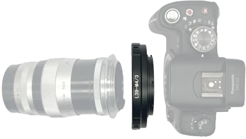 L39 to M4/3 Adapter Compatible with for Leica M39 L39 LTM lens to Micro Four Thirds 4/3 Camera &,for Olympus OM-D E-M10 II E-M5 II E-M1 E-M5 E-M10 E-PL5 E-PM2 E-P3 E-PL3 E-PM1 E-PL2 E-PL1 E-P2 E-P1