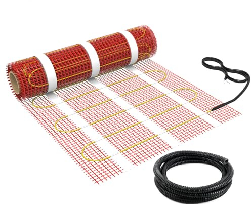 90 sqft HEATIT Warmmat Electric Radiant Self-adhesive Floor Heat Heating System