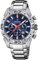 Festina Herren Uhr Chrono Bike 2021 Armband Blau Edelstahl