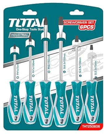 TOTAL - Morsetto | Misura 150mm | Forza di serraggio massima di 15 kg | Design ergonomico | Morsetto a molla per trattenere pezzi da incollare | Plastica grigia