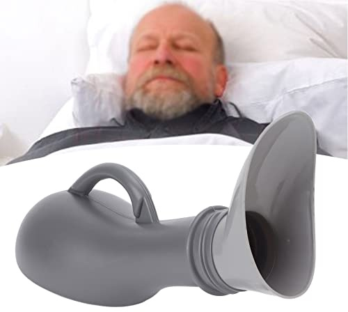 Urine Bottles for Men, Men Urinal, Wide Openning Spill Proof Handle Male Urinal Bottle for Elderly Bedridden Patient