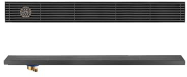 WRJAHCG Rechteck Bodenablauf Mit Gitter Panel,Duschrinne Aus Edelstahl,Siphon Ablaufrinne Mit Ventilkern E Haarsieb,Side Drainage,8 * 70cm