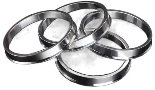 Auto Nabe Zentrische Ringe, Radbohrung Center, 4 stück/Hub Zentrierringe Aluminium Radnabenringe 65,1-60,1 64,1-57,1 70,1-63,4 67,1-65,1 70,1-64,1 72,6-60,1mm Hub Zentrierringe(64.1 to 57.1mm)