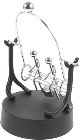 HAWILLOSCH Décoration De Bureau Fer Forgé Balançoire Cinétique Mouvement Continu Jouet Rotatif Artistique pour Bureau Et Maison Cadeau Créatif pour Amateurs Art