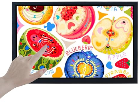 VSDISPLAY Monitor LCD IPS touch quadrato da 12,1 pollici 1920x1200 600 nits | scheda Android 11, supporto copia automatica e riproduzione automatica dei video