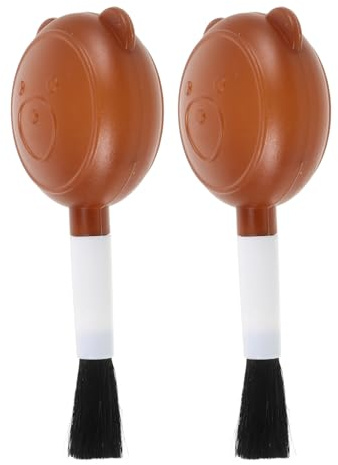 DEARMAMY Souffleur Air en Plastique 2pcs pour Nettoyage Objectif Appareil Photo Pinceau, Souffleur de Poussière Fiable et Pratique pour Lentilles