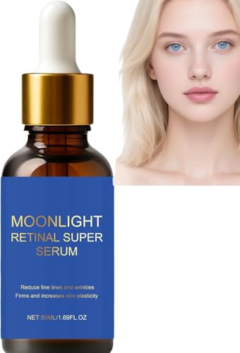 Retinal-Gesichtsserum, Retinaldehyd-Nachtserum für das Gesicht, Vitamin-A-Gesichtsserum für Frauen, feuchtigkeitsspendende Anti-Aging-Pflege für strahlende Haut,1Pcs