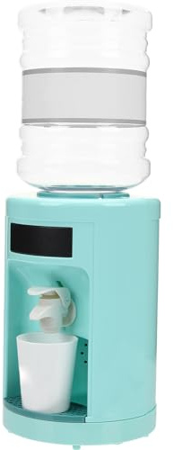 ERINGOGO Mini Dispensador de Agua de Dibujos Animados, Juguete de Simulación Grande, Plástico Seguro, Color Claro y Azul, 1 Unidad, Adecuado para Juegos de Cocina y Desarrollo