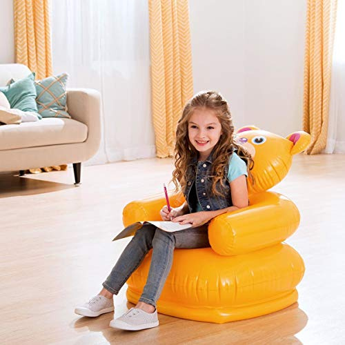 Intex Toy, Multi-Colour, 65x64x74 cm | Süßes Tier-Design, schnell aufgeblasen und platzsparend verstaut, als Bär oder Koala (Zufallsauswahl)
