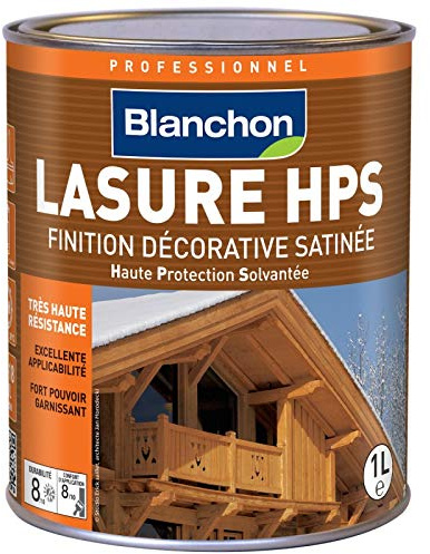 Lasure HPS Haute Protection Solvantée Blanchon 1L - Nuance de la Lasure - Incolore