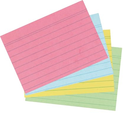 Herlitz 10836245 Post-it kub, 200 stycken A7, Flerfärgad