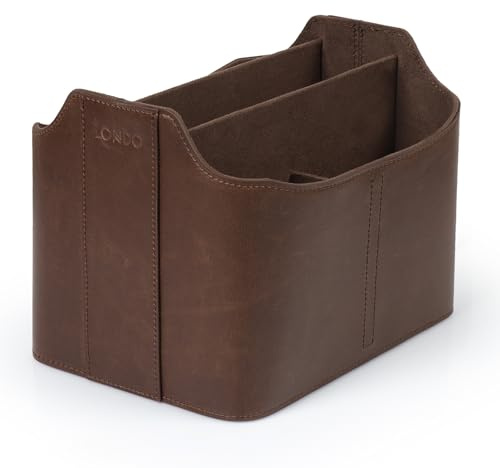 Londo Organizer per Telecomandi, Contenitore con Tasca per Tablet, TV, stereo, decoder, DVD, Blu-Ray, Cosmetica
