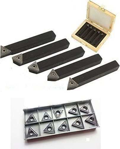 indexable-Drehmeißel Halterung Set 16 mm (5/20,3 cm) – 5 Stück – 10 Fügt TCMT