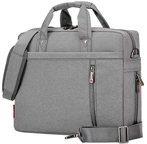 HotYou Sacoche en Ordinateur Portable, Serviettes Anti-Chocs avec Multi-Fonctionnel Sac à 17 pour Tablette/PC Ordinateur Portable/Chromebook/Macbook/Ultrabooks, Version 3 Gris