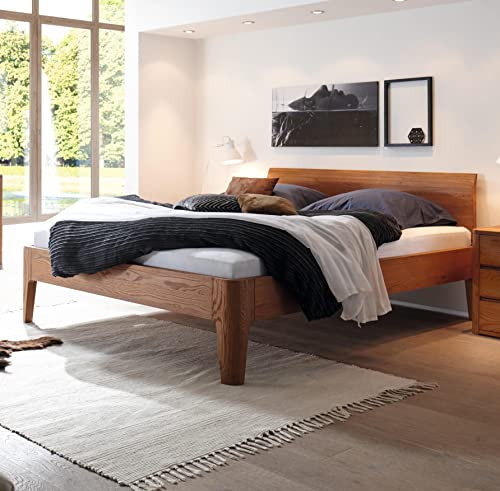 Hasena Komfortbett Lisiano 25 Komforthöhe Eiche Cognac 100x200