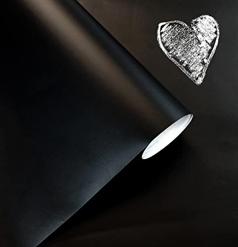 GOYAPRINT Pizarra Adhesiva Negro Mate 60x300cm Borrable Vinilo Pared