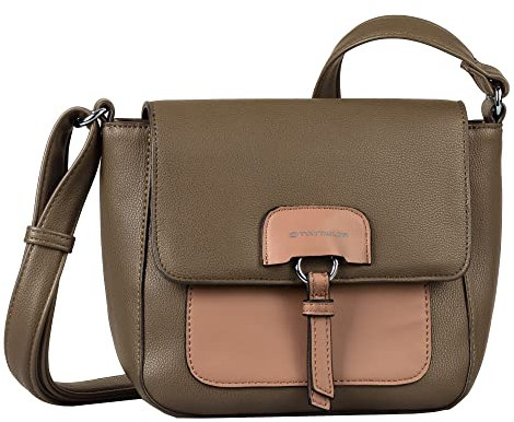 TOM TAILOR- Bonnie, Damen, Umhängetasche ohne Reißverschluss, M, Beige, 22x12,5x20 cm