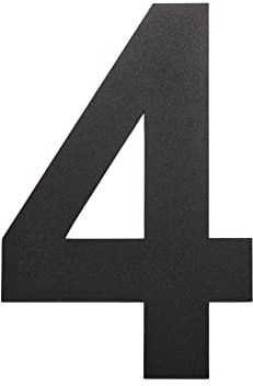 nanlyiau 9in/22.5cm Floating House Number Black House Number Black Door Number Stainless Steel House Numbers Made of solid 304 Stainless Steel Floating Appearance Address Numbers(4)