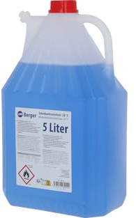 Berger Frostschutzmittel 5l Scheibenenteiser für Winter bis -20 Grad | Antifrost Scheibenwischwasser Konzentrat Auto Entfroster | Scheibenklar Scheibenreiniger Frostschutzmittel für Windschutzscheibe
