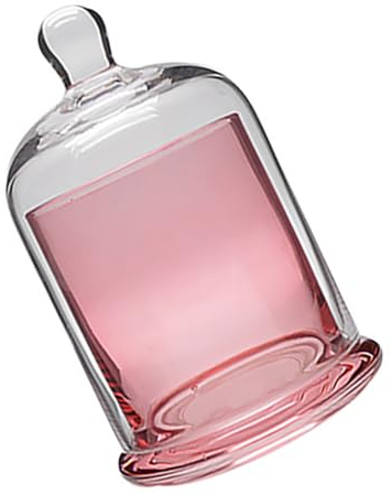 Alipis Handmade Essential Oil Hood Windproof Glass Candle Stick Decorative Candle Holder for Home Essential Oil Holder