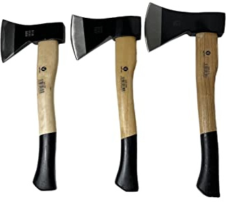 Beil Gartenaxt Spaltaxt Spaltbeil Holz 3 TLG Set Axt 600 800 1000 g