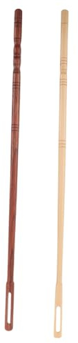 Milisten 2pezzi Pulitore per Flauto Bastoncini di Legno Strumenti per Pulizia Conservazion Flauto Clarinetto Bacchetta per Pulizia degli Strumenti Fiato Adatto ai Viaggi