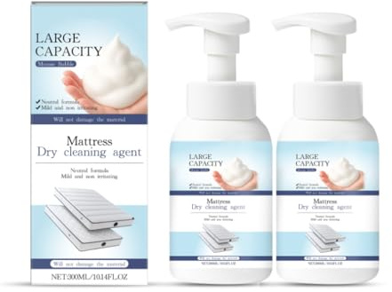 Couch Fleckenentferner - 300ml Gelbe Flecken Entferner für Stoffe, Matratzenreiniger Spray für Matratze, Matratzen Reinigungsmittel, Leistungsstarker Matratzen-Gelbreiniger - 2 Stück