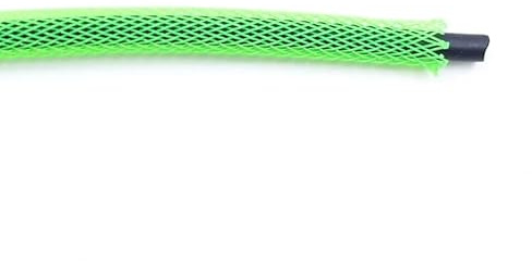 Guaina Per Cavi Elettrici Flessibile Manicotto for cavo intrecciato da 5 m 3,0 mm 4 Singolo PET espandibile in nylon USB tastiera dati guaina protezione avvolgimento filo(Green,3.0MM_5M)