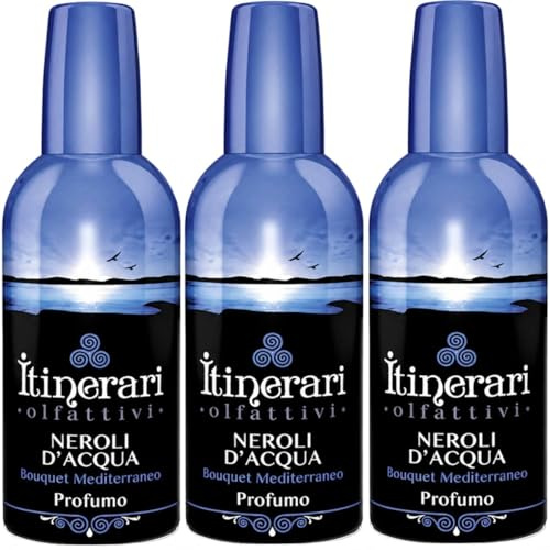 Giardino dei Sensi Itinerari Olfattivi Neroli D'Acqua Bouquet Mediterraneo, Profumo Spray, Famiglia Floreale Agrumata, 100 ml (3)