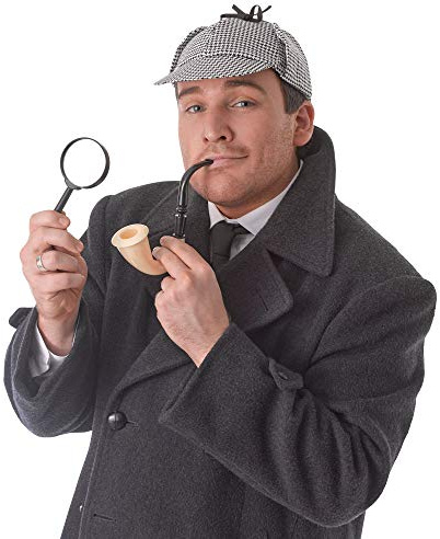 Bristol Novelty Detective Costume Kit Accessori Set