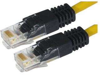 Cable-Core Crossover Cat 5e Ethernet Network RJ45 Cable Yellow 3 Metres