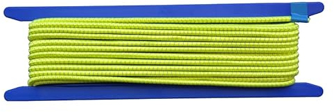 Gepotex Gummiseil/Expanderseil Länge 10 Meter Durchmesser 5mm Farbe gelb reflektierend, Beste Qualität - Made in Germany