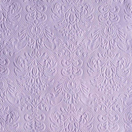 Ambiente Servietten Lunch / Party 33x33cm Elegance Lavender Geprägt / embossed