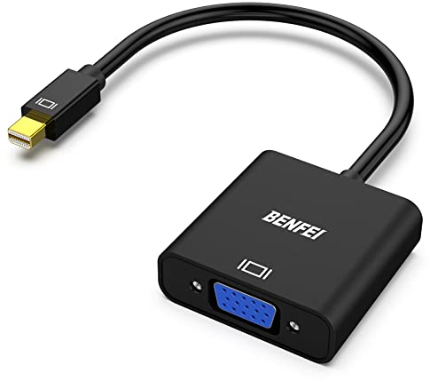 BENFEI Adattatore Mini DisplayPort a VGA, Mini DP a VGA (Compatibile con Thunderbolt) Adattatore Maschio a Femmina per ThinkPad SurfacePro PC