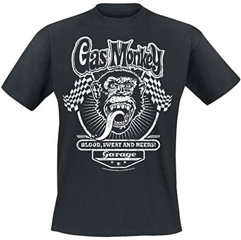 Gas Monkey Garage Flags T-Shirt schwarz S