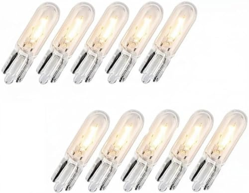 10x Stück W1,2W T5 1,2W 12V Auto Glühlampe Armatur Tacho Beleuchtung Autolampen Zugelassen (W1.2W)